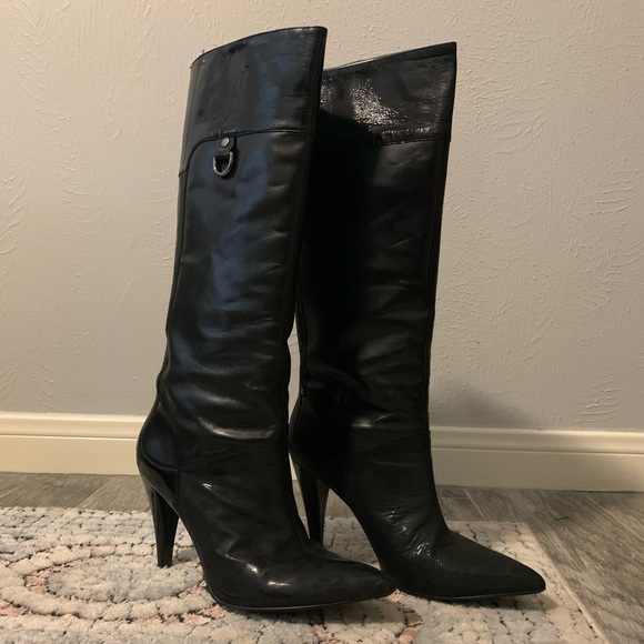 gianni bini tall black boots
